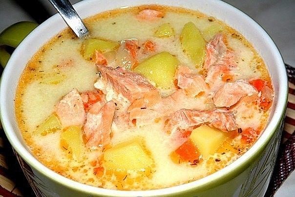 1-120 Финский суп с лососем и сливками