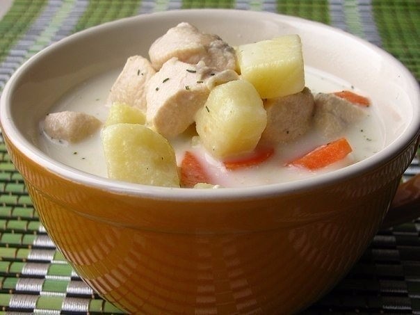 1-45 Молочный суп  с овощами